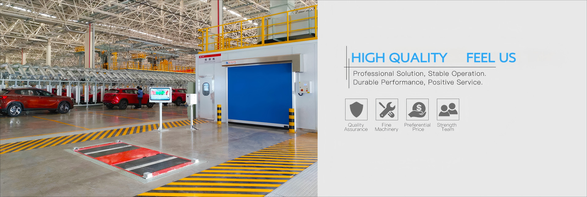 Qualität Industrielle Hochgeschwindigkeitstüren Fabrik