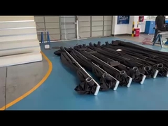 Herstellung von aufblasbaren Hafenhäusern