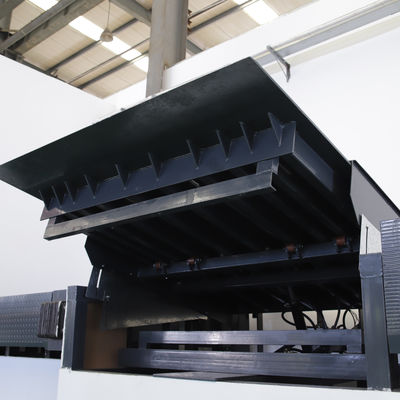 AC-Leistung 8 Tonnen Belastung Rückziehbarer Hydraulischer Dockleveler für Lager