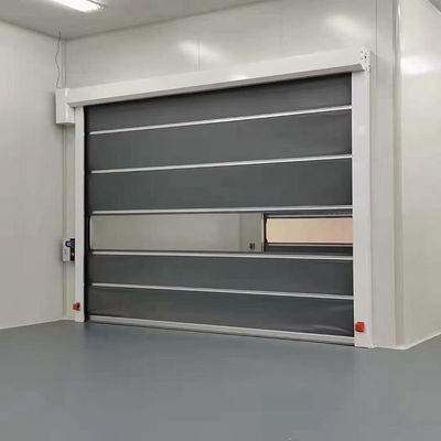 Galvanisierter Stahl Türrahmen Hochgeschwindigkeits-Roll-Up-Tür mit Servo-Steuerungssystem