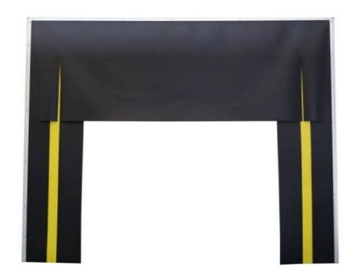 Dauerhafte Doppelgewebte Stoffe Dock Shelter Galvanized Stahlrahmen
