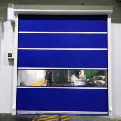 1.2mm PVC Vorhang Hochgeschwindigkeitsverschluss Tür mit starkem Wind - Bar