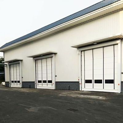 Leichtgewichtige Klappläden Tür schnelle 1,5 mm PVC Rollläden