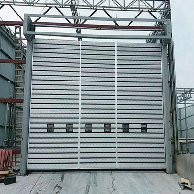 Hohe Haltbarkeit Sicherheit Automatische Walztür starker Wind